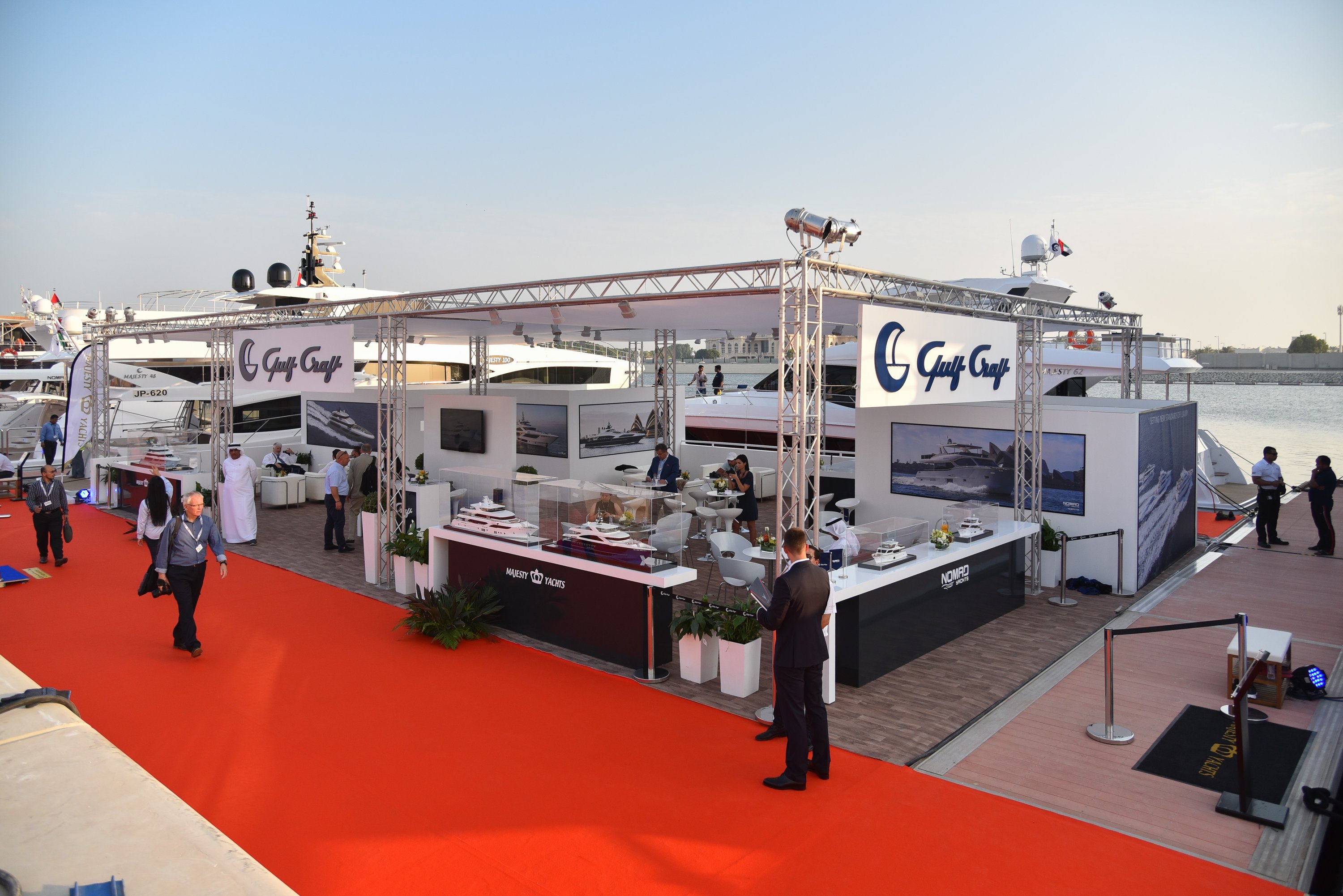 Gulf Craft making waves during the first two days of the Abu Dhabi Boat